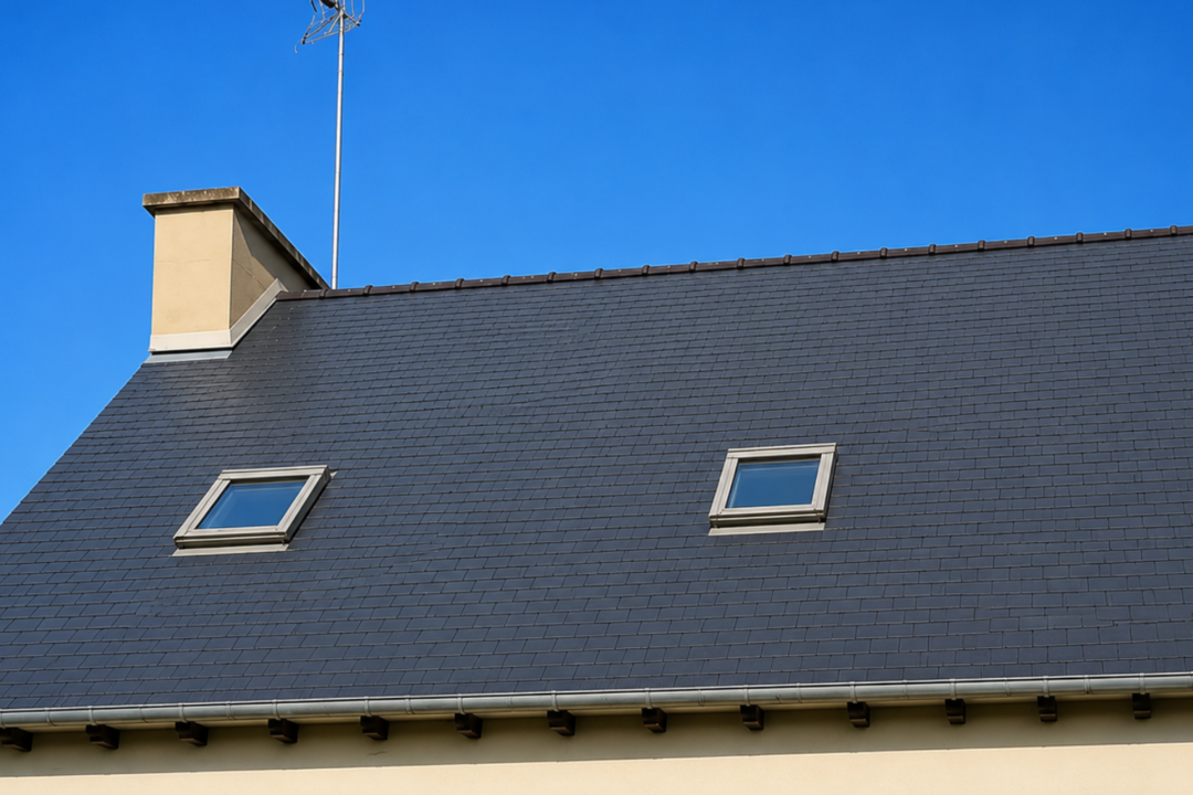 Nettoyage toiture ardoise
